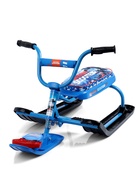 УЦЕНКА Снегокат «Ника-джамп» с гонщиком, синий, СНД1/Г Nika Kids - Фото 6