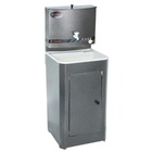 УЦЕНКА Умывальник TUNDRA, с ЭВН, пластиковая мойка, 1250 Вт, 17 л, цвет серебро - Фото 1