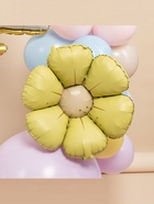 Воздушный шар фольгированный 25" «Ромашка», жёлтый сатин 10961877