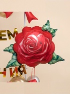 Воздушный шар фольгированный 32" «Акварельная роза», фигура - Фото 2