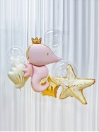 Воздушный шар фольгированный 21" «Морская ракушка», кремовый сатин - фото 119717381