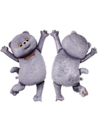 Воздушный шар фольгированный 36" «Кот Басик. Фигурный» - фото 119717410