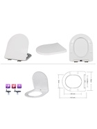 Унитаз Taliente Amato AM25010 Nero, подвесной - фото 14998533