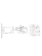 Унитаз Taliente Amato AM25010, подвесной - фото 14998540