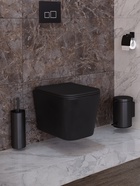 Унитаз Taliente Correto CR25200 Nero, подвесной - фото 14998564