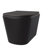 Унитаз Taliente Correto CR25200 Nero, подвесной - фото 14998565