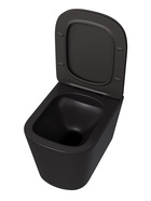 Унитаз Taliente Correto CR25200 Nero, подвесной - фото 14998566