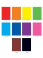 Бумага цветная ErichKrause. Jolly Friends, А4, 10 цветов, 10 листов, односторонняя, мелованная, на склейке (комплект 3 шт) - фото 63131801