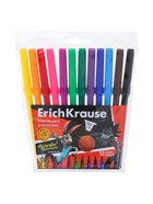 Фломастеры ErichKrause «Ну, Погоди! Каникулы», 12 цветов, на водной основе, яркие цвета, вентилируемый колпачок - Фото 9
