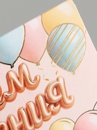 Конверт для денег «С днём рождения», шары, тиснение 16.5×8 см - Фото 2