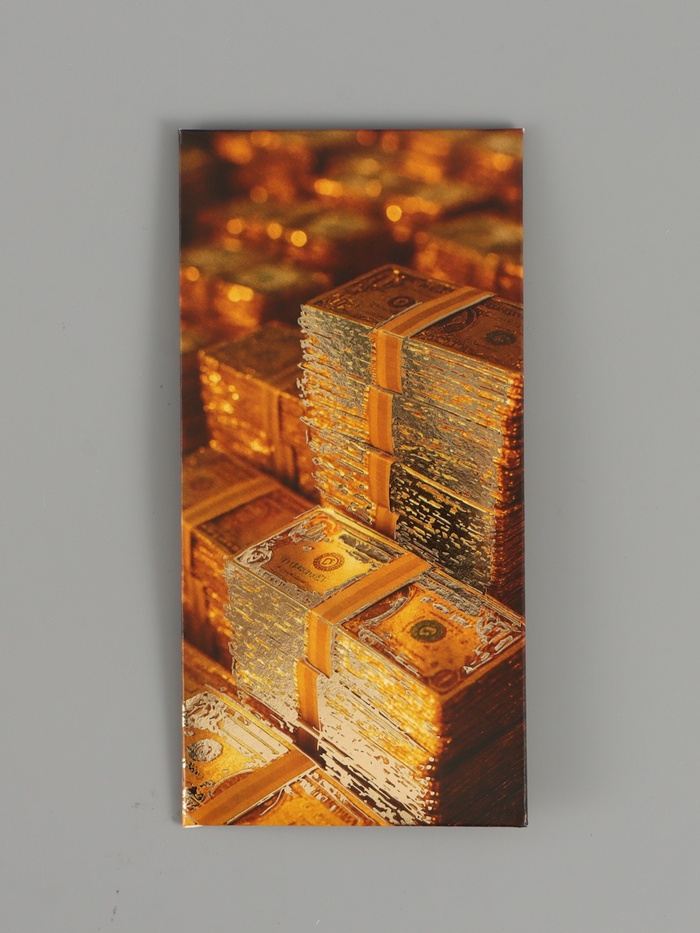 Конверт для денег «Деньги», тиснение, 16.5×8 см - Фото 1