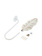 Крючок для штор CAPPIO KS041, цвет белый с золотом, набор 2 шт - фото 63233028