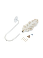 Держатель для штор CAPPIO KS041, белый с золотом, набор 2 шт. - Фото 6