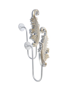 Крючок для штор CAPPIO KS042, цвет серебро с золотом, набор 2 шт 10905673