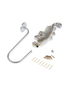 Держатель для штор CAPPIO KS042, цвет серебро с золотом, набор 2 шт. - Фото 6