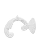 Крючок для штор ТУНДРА KS002, однорожковый, цвет белый, 2 шт - фото 63233037