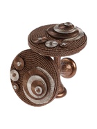 Крючок для штор CAPPIO KS038, d=11 см, цвет бронза с серебром, 2 шт - фото 63233048