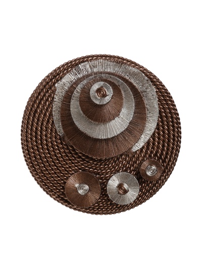 Держатель для штор CAPPIO KS038, d=11 см, цвет бронза с серебром, 2 шт.