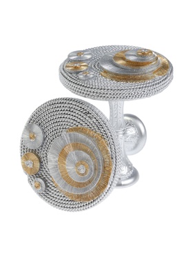 Крючок для штор CAPPIO KS038, d=11 см, цвет серебро золото, 2 шт 10906531