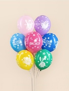 Воздушный шар латексный 12" «Смешарики», ассорти, 25 шт. - Фото 3