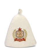 Шапка для бани и сауны «23 февраля», полиэфир, шерсть 10952611