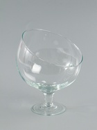 УЦЕНКА Ваза "Анабель" 0,5л бренди с косым резом h-18см d-16*15см v-0,55л1673 прозрачная 10970008