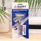 УЦЕНКА Т-образная бритва Rapira "Суперсталь" + 5 лезвий - Фото 3