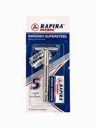 УЦЕНКА Т-образная бритва Rapira "Суперсталь" + 5 лезвий - Фото 7