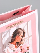 Пакет подарочный ламинированный вертикальный «Самой нежной», 18?22.3?10 см (комплект 2 шт) - фото 64217389