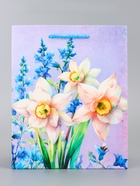 Пакет подарочный ламинированный вертикальный «Фиолетовое чудо», 18?22.3?10 см (комплект 2 шт) - фото 64217391