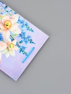 Пакет подарочный ламинированный вертикальный «Фиолетовое чудо», 18?22.3?10 см (комплект 2 шт) - фото 64217395