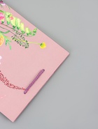 Пакет подарочный ламинированный вертикальный «Цветочный узор», 18×22.3×10 см - Фото 7