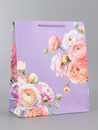 Пакет подарочный ламинированный вертикальный «От всего сердца», 26×12×32 см 10961829