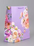 Пакет подарочный ламинированный вертикальный «От всего сердца», 26?12?32 см (комплект 2 шт) - фото 64217413