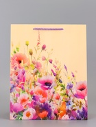 Пакет подарочный ламинированный вертикальный «Прогулка по лугу», 26?12?32 см (комплект 2 шт) - фото 64217416