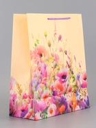 Пакет подарочный ламинированный вертикальный «Прогулка по лугу», 26?12?32 см (комплект 2 шт) - фото 64217418