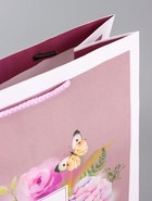 Пакет подарочный ламинированный вертикальный «Самый лучший подарок», 26×12×32 см - фото 119974547