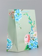 Пакет подарочный ламинированный вертикальный «Гармония цветов», 26×12×32 см 10961837