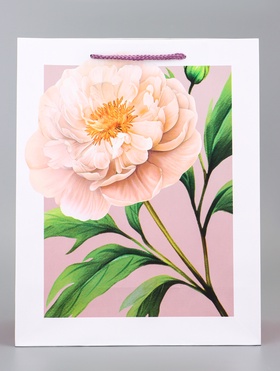 Пакет подарочный ламинированный вертикальный «Цветочное вдохновение», 26?12?32 см (комплект 2 шт)