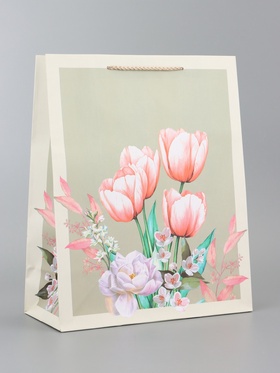 Пакет подарочный ламинированный вертикальный «Магия красоты», 26×12×32 см 10961841