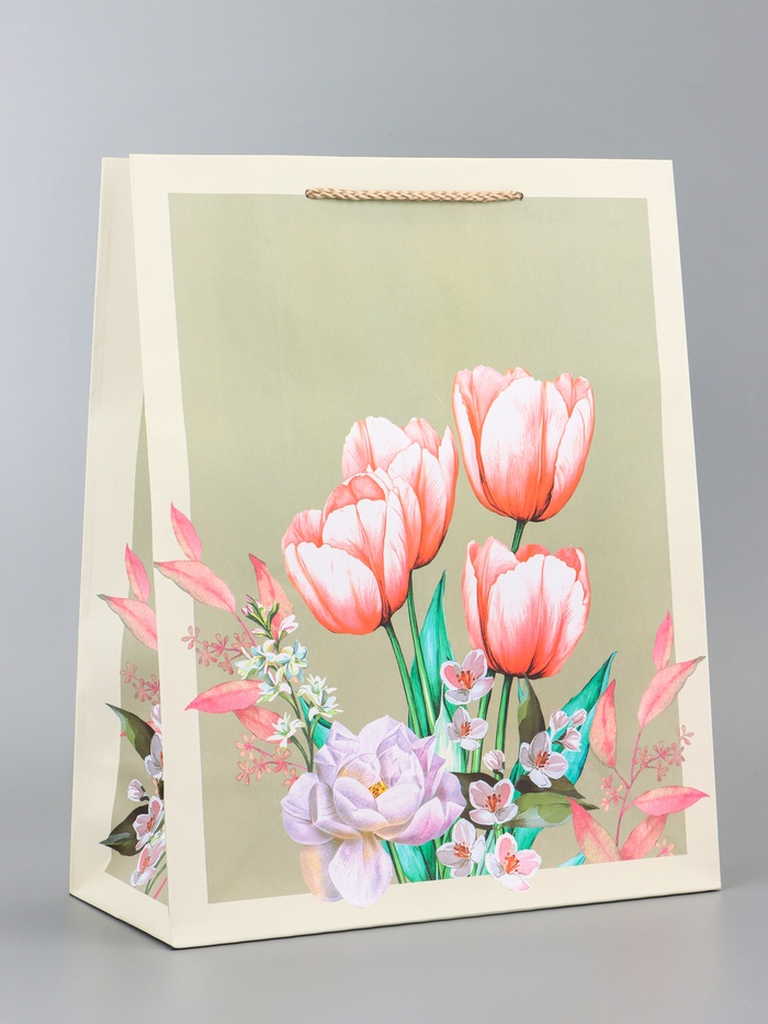 Пакет подарочный ламинированный вертикальный «Магия красоты», 26×12×32 см - Фото 1