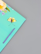 Пакет подарочный ламинированный вертикальный «Цветочная панорама», 26×12×32 см - Фото 7