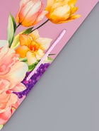 Пакет подарочный ламинированный вертикальный «Палитра лепестков», 33×42.5×10 см - Фото 6