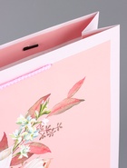 Пакет подарочный ламинированный вертикальный «Магия цветущих снов», 33×42.5×10 см - Фото 5