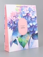 Пакет подарочный ламинированный вертикальный «Цветочные мелодии», 33×42.5×10 см 10961849