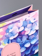 Пакет подарочный ламинированный вертикальный «Цветочные мелодии», 33×42.5×10 см - Фото 5