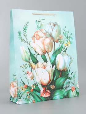 Пакет подарочный ламинированный вертикальный «Блаженство», 33×42.5×10 см 10961851