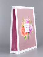 Пакет подарочный ламинированный вертикальный «Гармония», 33×42.5×10 см - Фото 4