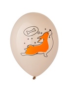 Воздушный шар латексный 14" «С днём рождения. Корги», 50 шт. - Фото 4