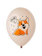 Воздушный шар латексный 14" «С днём рождения. Корги», 50 шт. - Фото 6